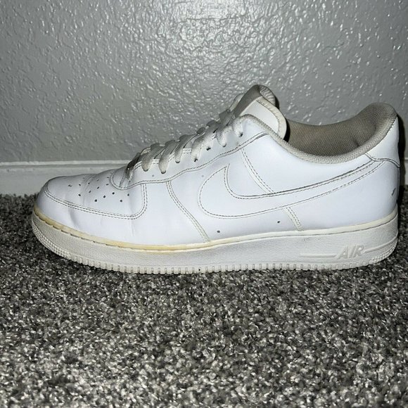 Nike Other - Nike Air Force One AF1 Low Top Triple White Mens Size 14 Running Shoe 315122-111